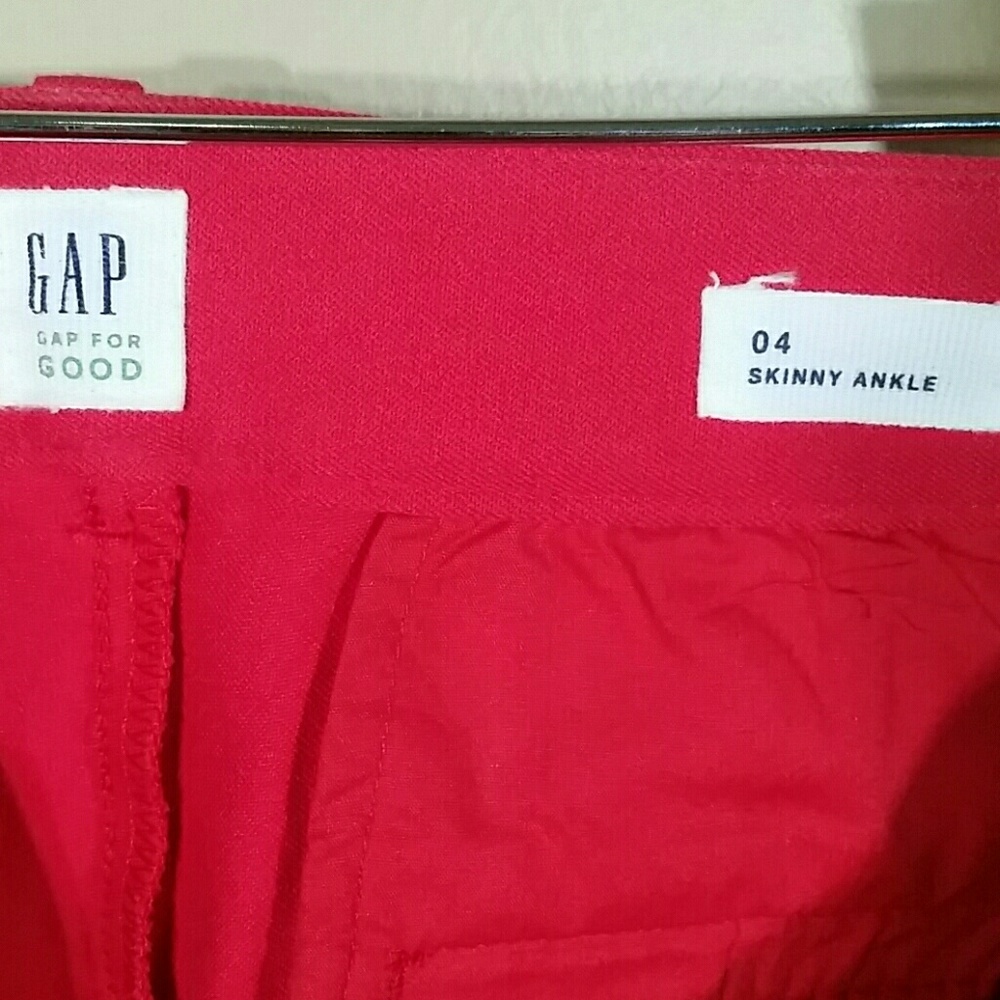 GAP coral skinny ankle pants with details - Picture 7 of 7